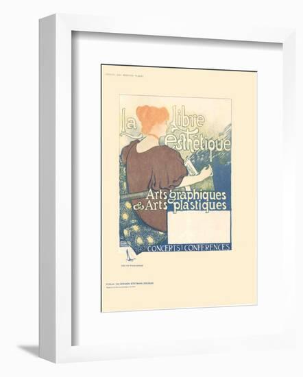 La Libre Esthetique-Théo van Rysselberghe-Framed Collectable Print