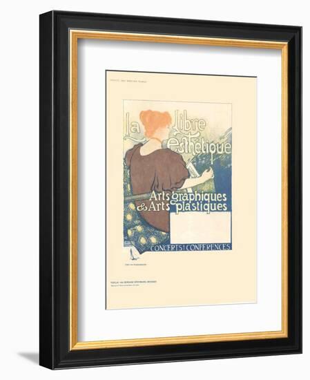 La Libre Esthetique-Théo van Rysselberghe-Framed Collectable Print