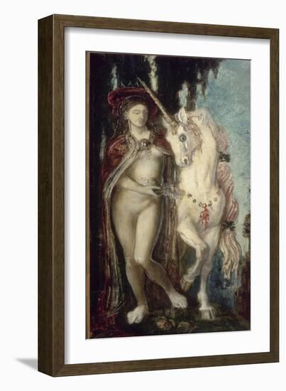 La Licorne-Gustave Moreau-Framed Giclee Print