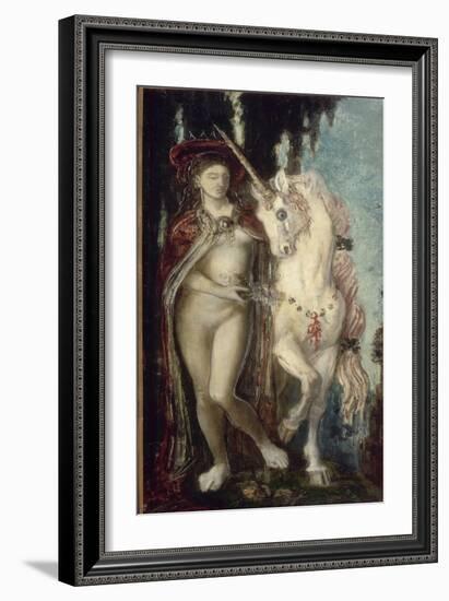 La Licorne-Gustave Moreau-Framed Giclee Print