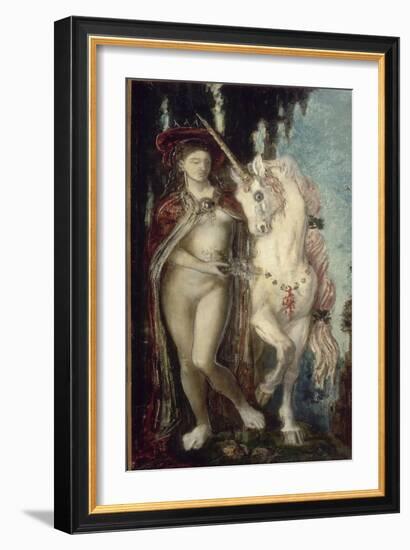 La Licorne-Gustave Moreau-Framed Giclee Print