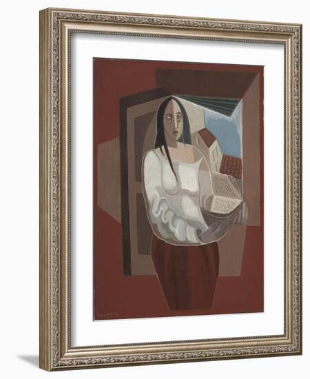 La Liseuse, 1926-Juan Gris-Framed Giclee Print