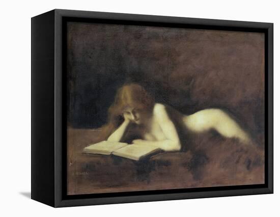 La Liseuse-Jean-Jacques Henner-Framed Premier Image Canvas