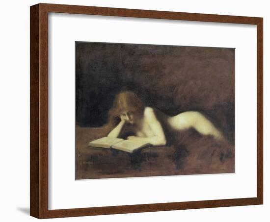 La Liseuse-Jean-Jacques Henner-Framed Giclee Print