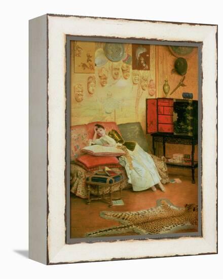 La Liseuse-Georges Croegaert-Framed Premier Image Canvas