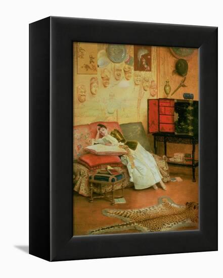 La Liseuse-Georges Croegaert-Framed Premier Image Canvas