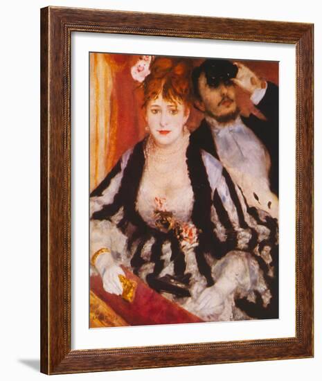 La Loge-Pierre-Auguste Renoir-Framed Giclee Print