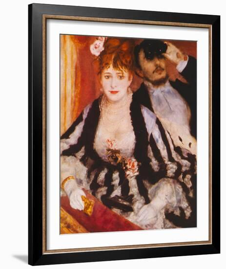 La Loge-Pierre-Auguste Renoir-Framed Giclee Print