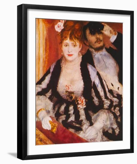 La Loge-Pierre-Auguste Renoir-Framed Giclee Print