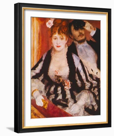 La Loge-Pierre-Auguste Renoir-Framed Giclee Print