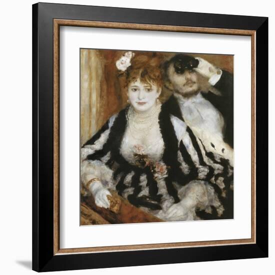 La Loge-Pierre-Auguste Renoir-Framed Art Print