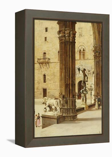 La Loggia Dei Lanzi, Florence-Antonietta Brandeis-Framed Premier Image Canvas