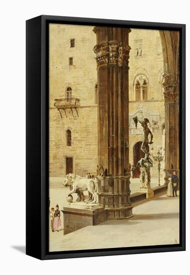 La Loggia Dei Lanzi, Florence-Antonietta Brandeis-Framed Premier Image Canvas