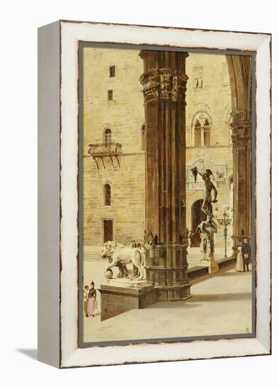 La Loggia Dei Lanzi, Florence-Antonietta Brandeis-Framed Premier Image Canvas