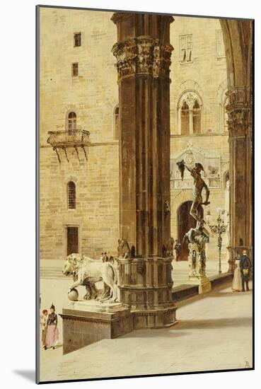 La Loggia Dei Lanzi, Florence-Antonietta Brandeis-Mounted Giclee Print