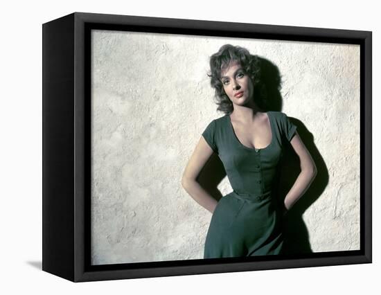 La loi (THE LAW) by Jules Dassin with Gina Lollobrigida, 1959 (photo)-null-Framed Stretched Canvas