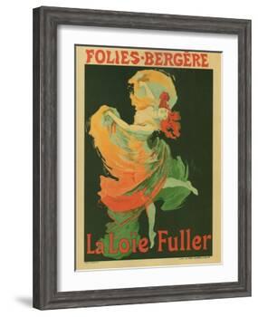 La Loie Fuller-Jules Chéret-Framed Art Print