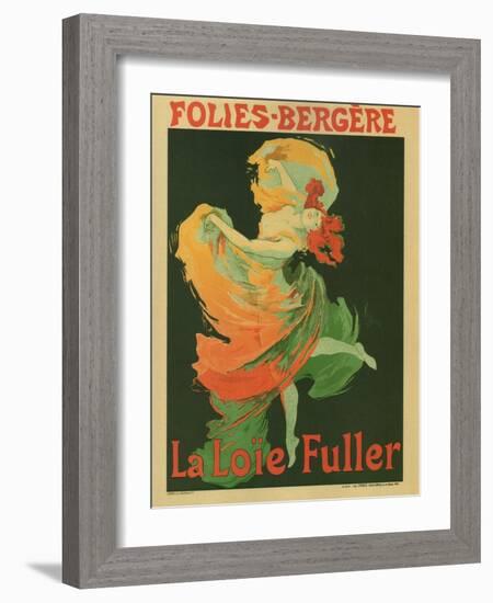 La Loie Fuller-Jules Chéret-Framed Art Print