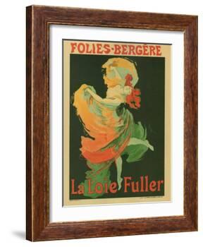 La Loie Fuller-Jules Chéret-Framed Art Print
