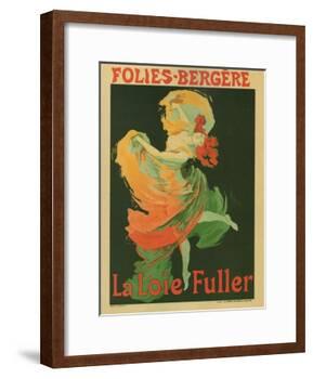 La Loie Fuller-Jules Chéret-Framed Art Print