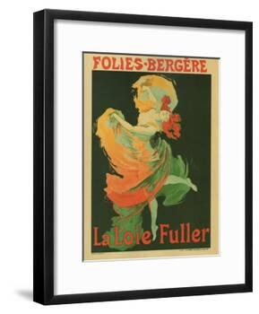 La Loie Fuller-Jules Chéret-Framed Art Print