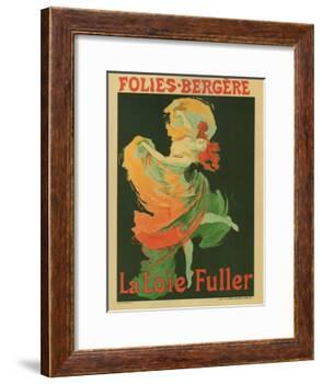 La Loie Fuller-Jules Chéret-Framed Art Print