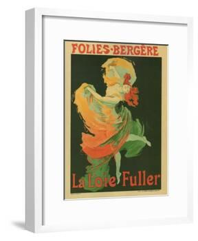 La Loie Fuller-Jules Chéret-Framed Art Print