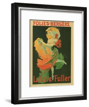 La Loie Fuller-Jules Chéret-Framed Art Print