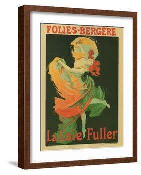 La Loie Fuller-Jules Chéret-Framed Art Print