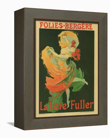 La Loie Fuller-Jules Chéret-Framed Stretched Canvas