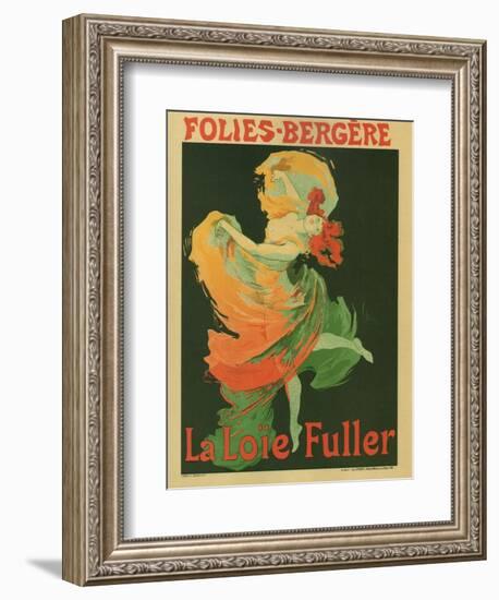 La Loie Fuller-Jules Chéret-Framed Art Print