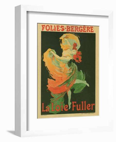 La Loie Fuller-Jules Chéret-Framed Art Print