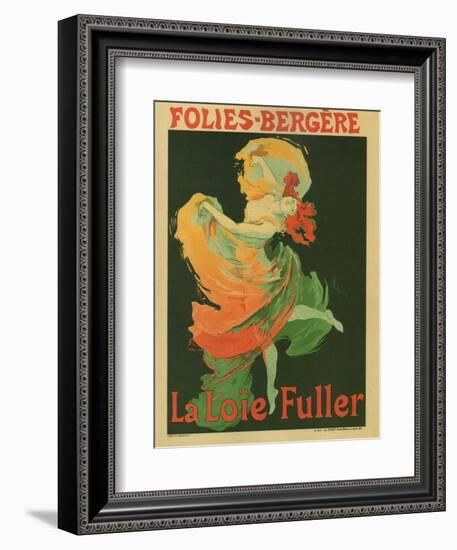 La Loie Fuller-Jules Chéret-Framed Art Print