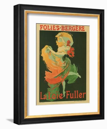 La Loie Fuller-Jules Chéret-Framed Art Print