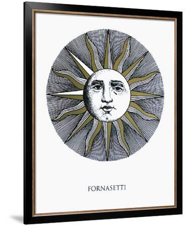 Fornasetti Framed Face Plate Print - Products, bookmarks, design