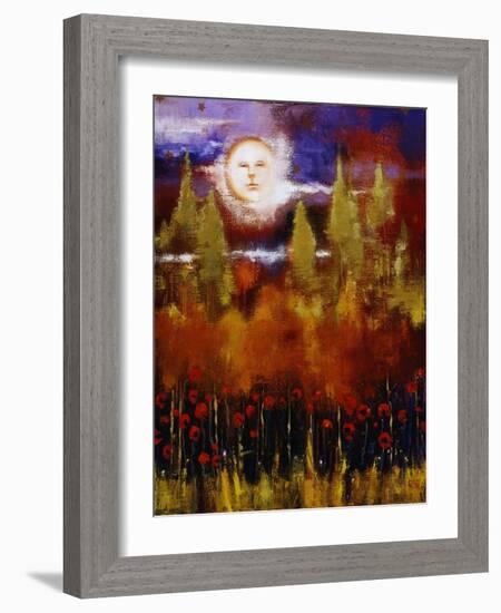 La Luna-Lou Wall-Framed Giclee Print