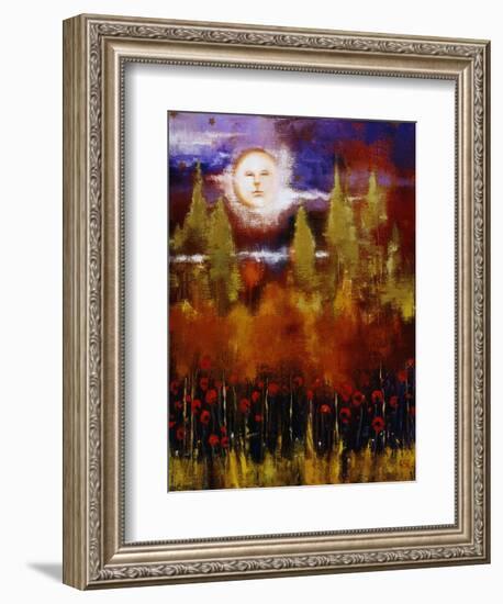 La Luna-Lou Wall-Framed Giclee Print