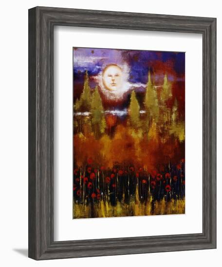 La Luna-Lou Wall-Framed Giclee Print