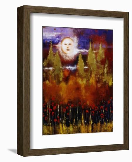 La Luna-Lou Wall-Framed Giclee Print