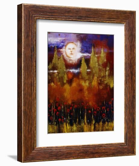 La Luna-Lou Wall-Framed Giclee Print