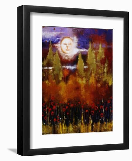 La Luna-Lou Wall-Framed Giclee Print