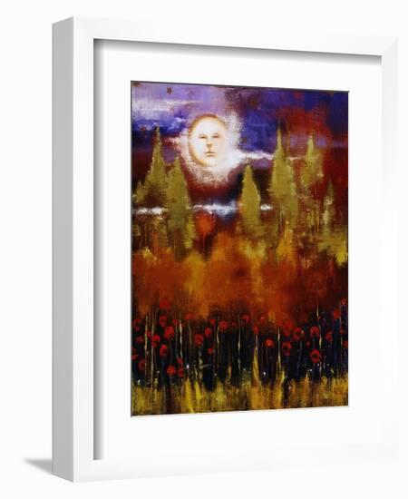 La Luna-Lou Wall-Framed Giclee Print