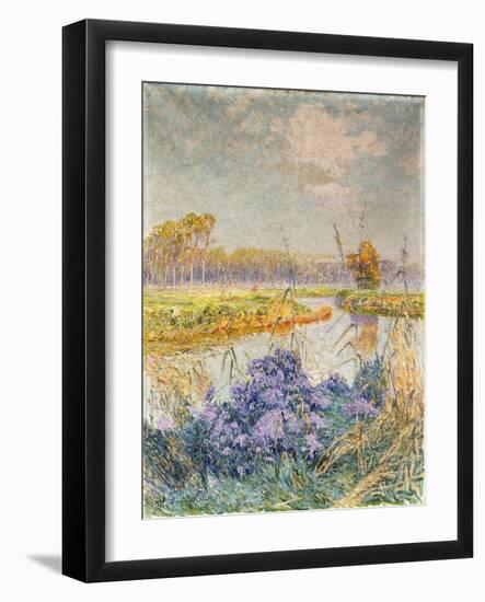 La Lys - de Leie, c. 1902-Emile Claus-Framed Giclee Print