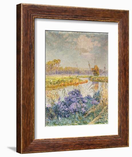 La Lys - De Leie-Emile Claus-Framed Giclee Print