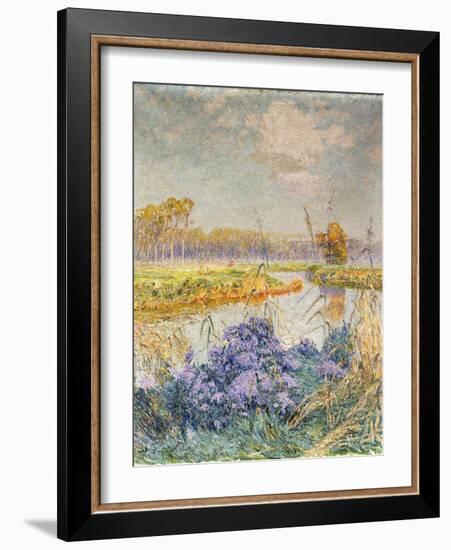 La Lys - De Leie-Emile Claus-Framed Giclee Print