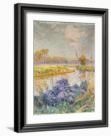 La Lys - De Leie-Emile Claus-Framed Giclee Print