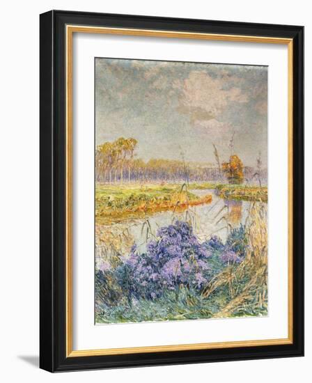 La Lys - De Leie-Emile Claus-Framed Giclee Print