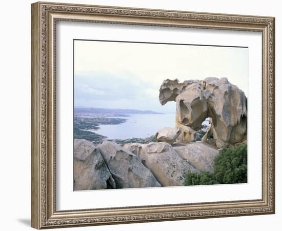 La Maddalena, Capo d'Orso, Costa Smeralda, Island of Sardinia, Italy, Mediterranean-Oliviero Olivieri-Framed Photographic Print