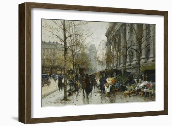 La Madelaine, Paris-Eugene Galien-Laloue-Framed Giclee Print