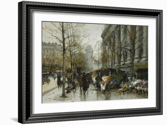 La Madelaine, Paris-Eugene Galien-Laloue-Framed Giclee Print
